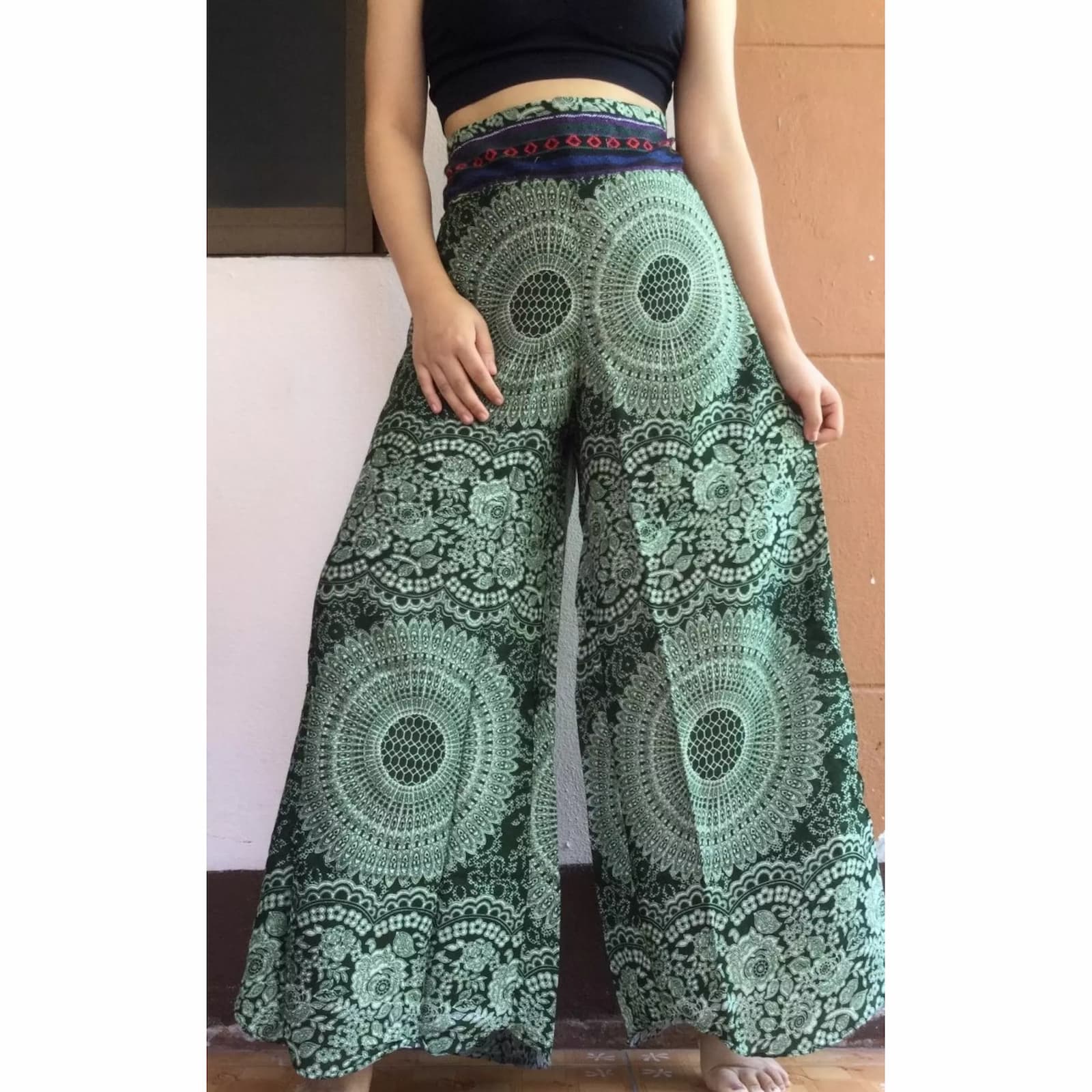 pantalon palazzo femme