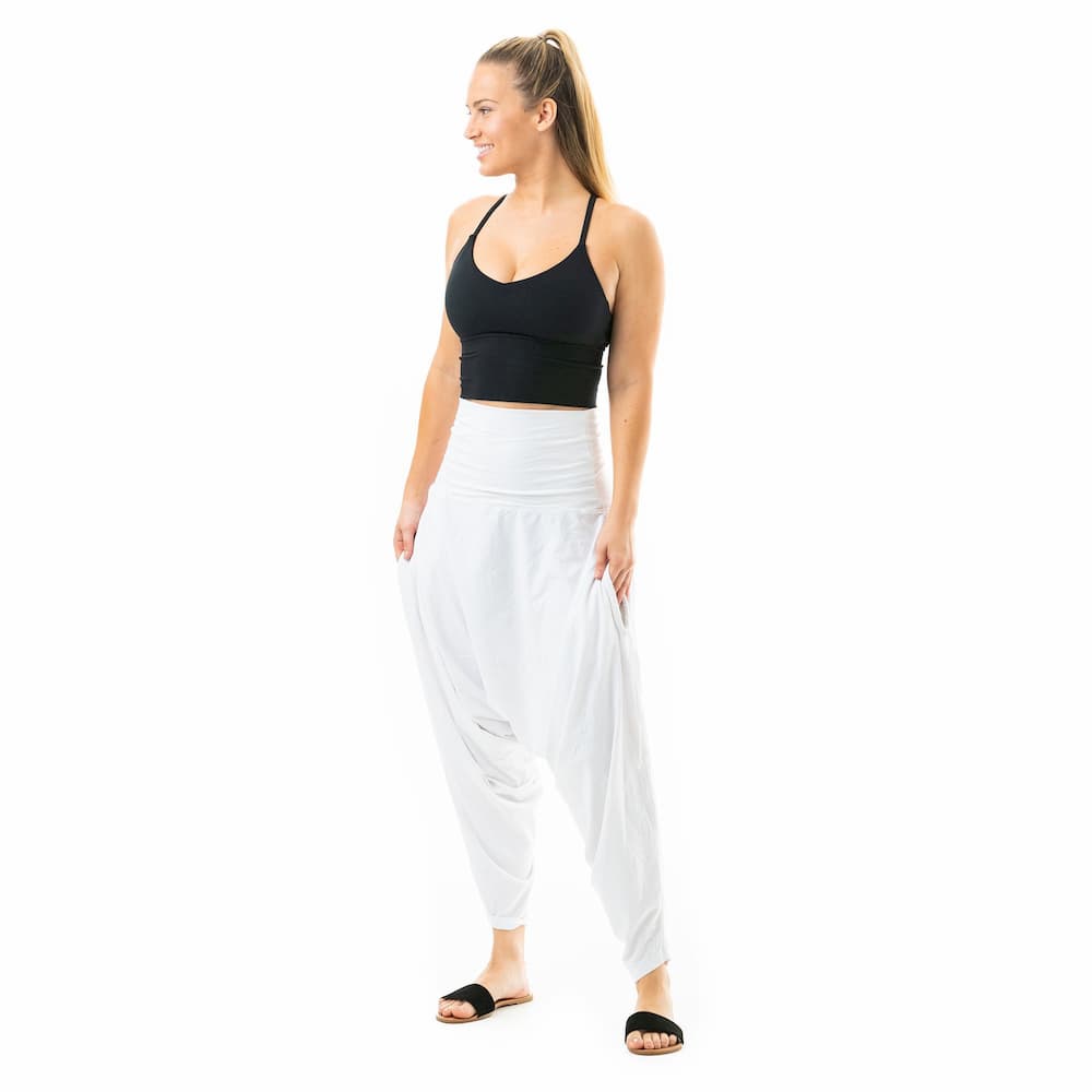 Pantalon Harem en Coton de Bambou Bio