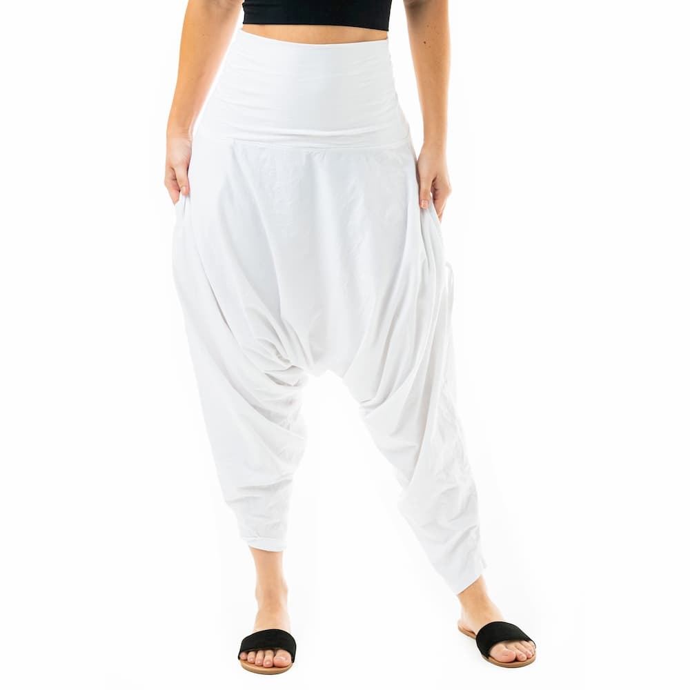 Pantalon Harem en Coton de Bambou Bio