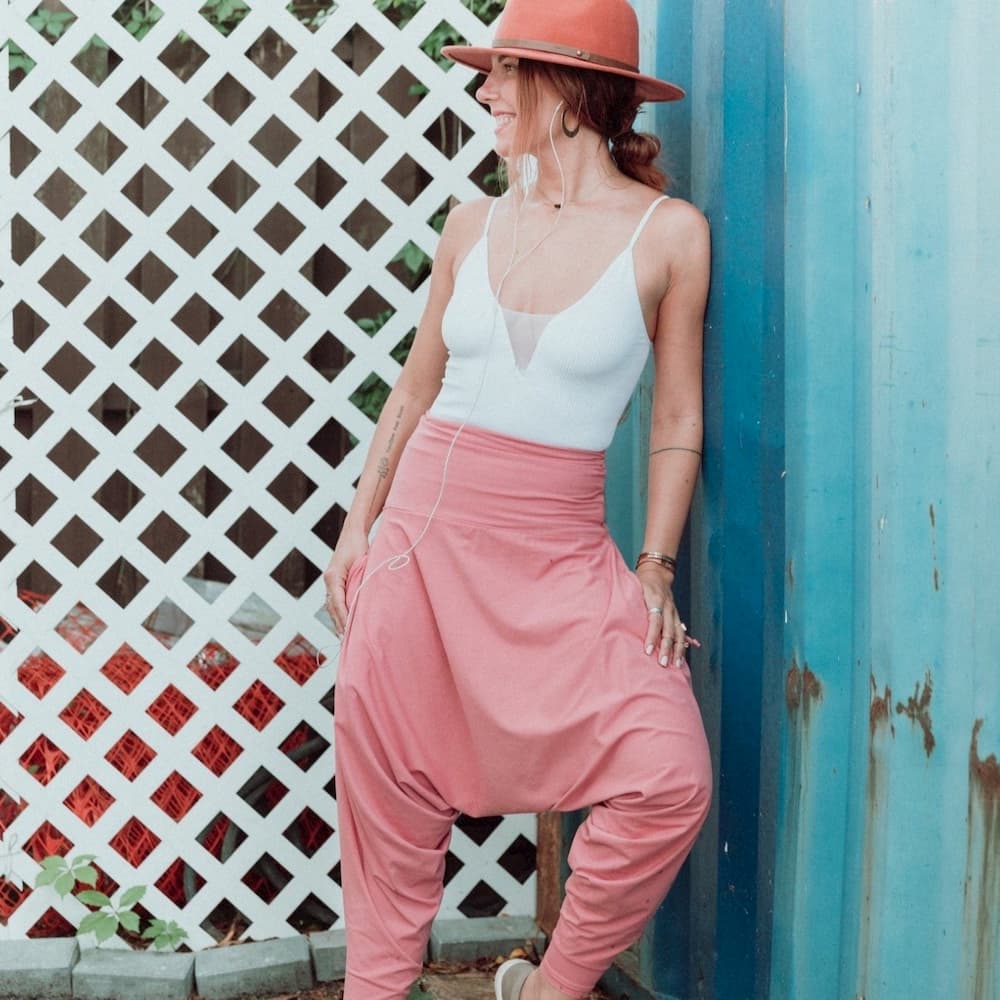 Pantalon Harem en Coton de Bambou Bio