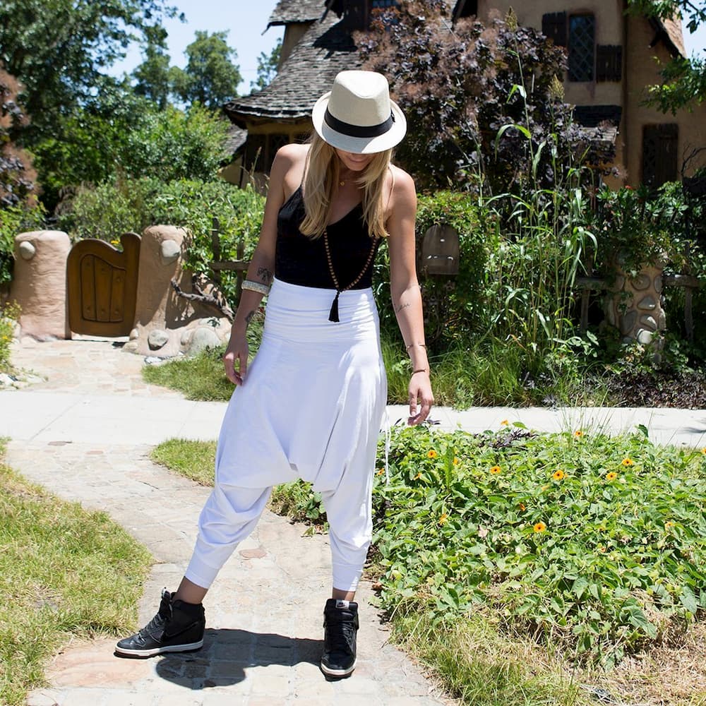 Pantalon Harem en Coton de Bambou Bio