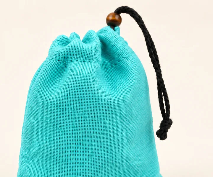 Le pochon DailyLama en tissu turquoise